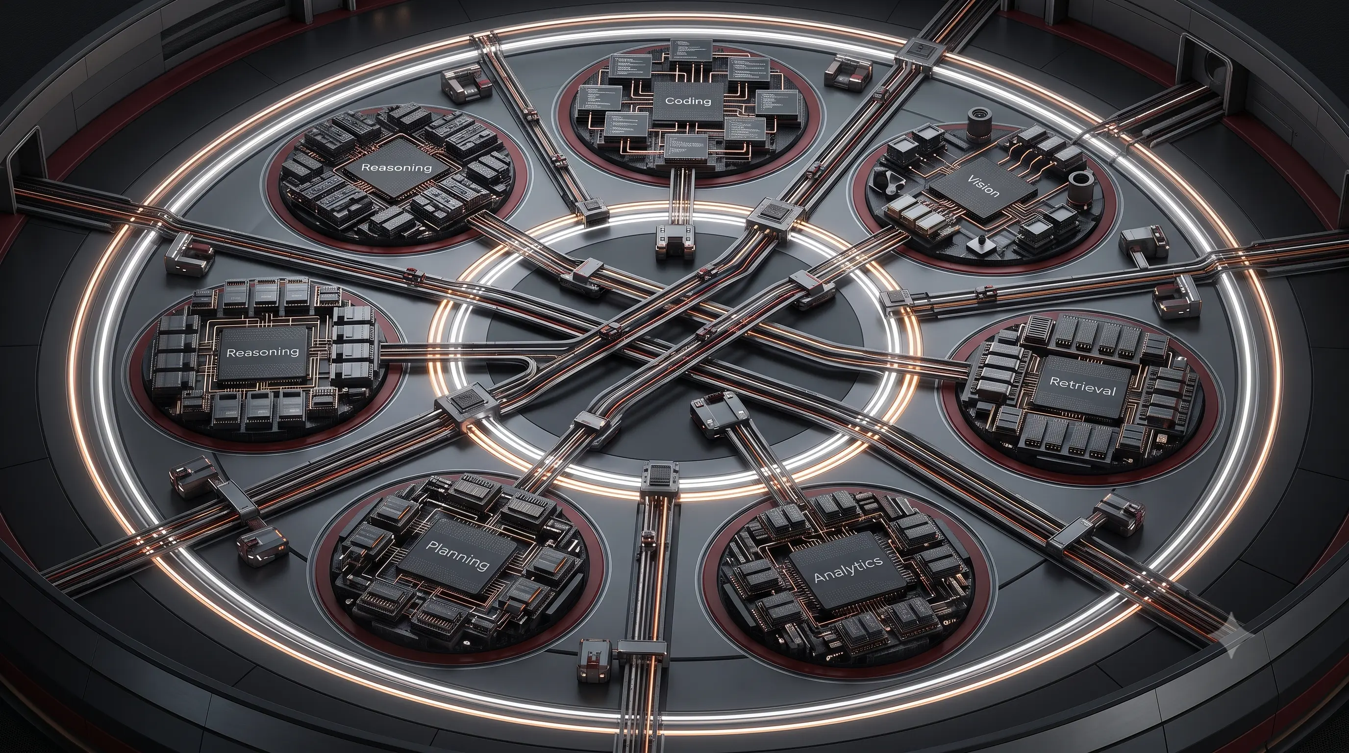 Multi-LLM Orchestration: Managing Asymmetric Model Networks in Production Pipelines