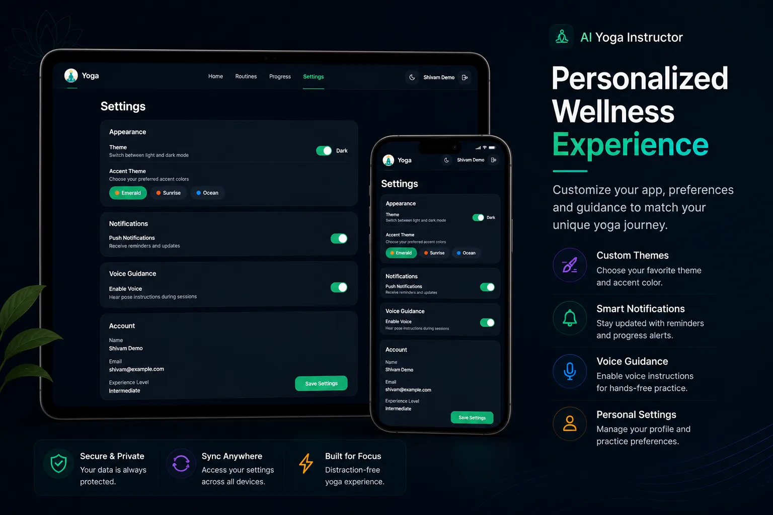 Profile and settings management