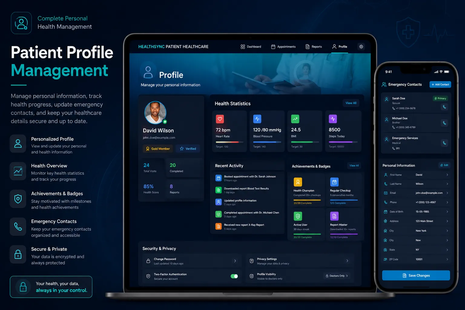 Patient profile management